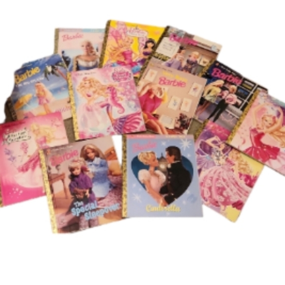 Barbie Other - 12 Barbie Golden books modern & vintage